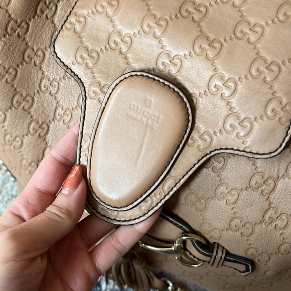 GUCCI Emily Hobo Guccissima Leather in Tan - Medium - Picture 5 of 16